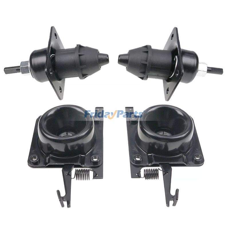 Haubenentriegelungssatz, 4-teilig, obere und untere Verriegelung, 20498998, für Volvo White VN VNL Truck