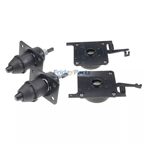 4Pcs Upper And Lower Hood Release Latches Kit For Volvo VN VNL 2004-2017 - Includes All Latches, Taiwan Made