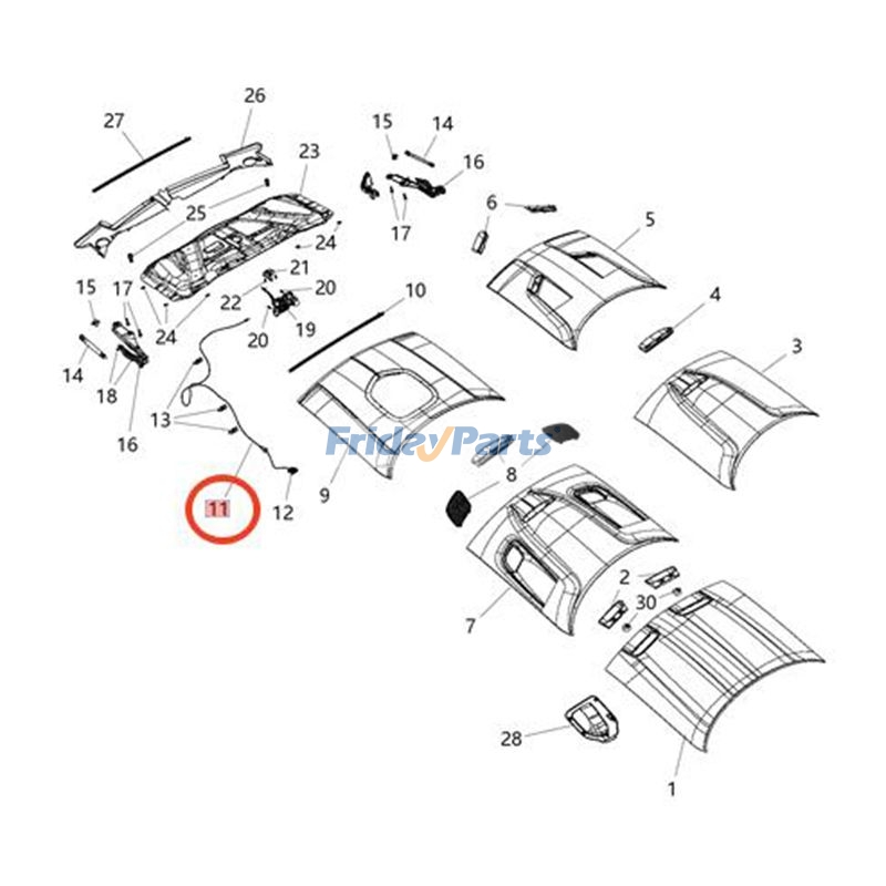 Motorhaubenverriegelungskabel 68185112AB für Dodge Challenger 2015-2023für Für Dodge