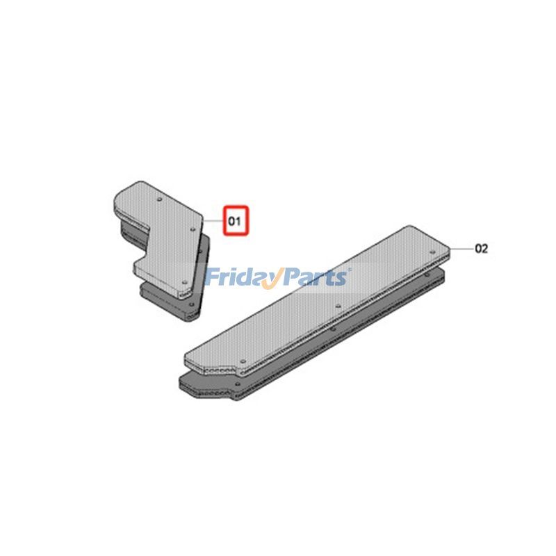 Trémie en caoutchoucpour Compacteur