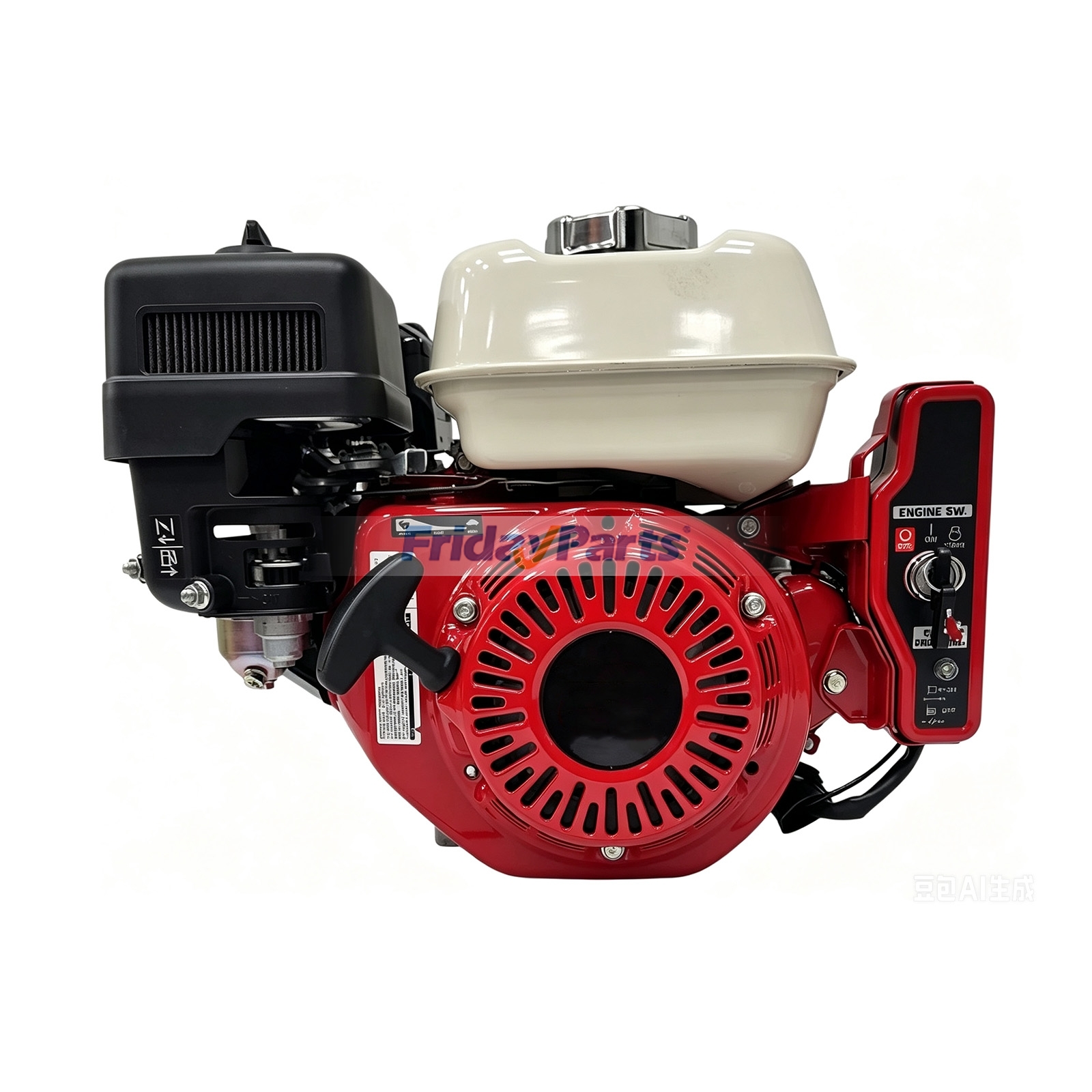 Horizontaler Benzinmotor mit Elektrostart für Honda GX160UT2QXE2