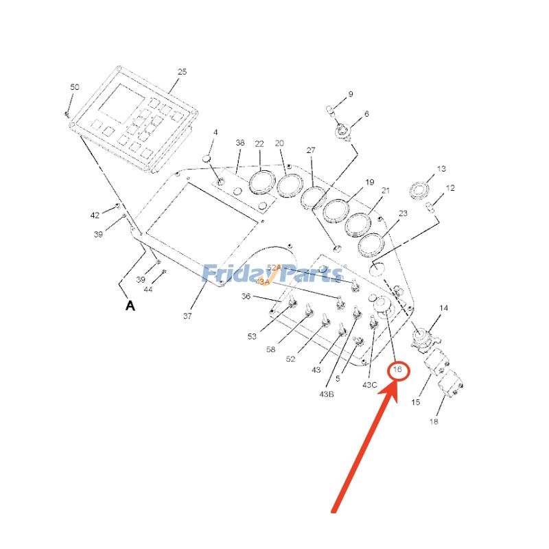 Horn Switch Assembly for Dozer,Engine,Loader