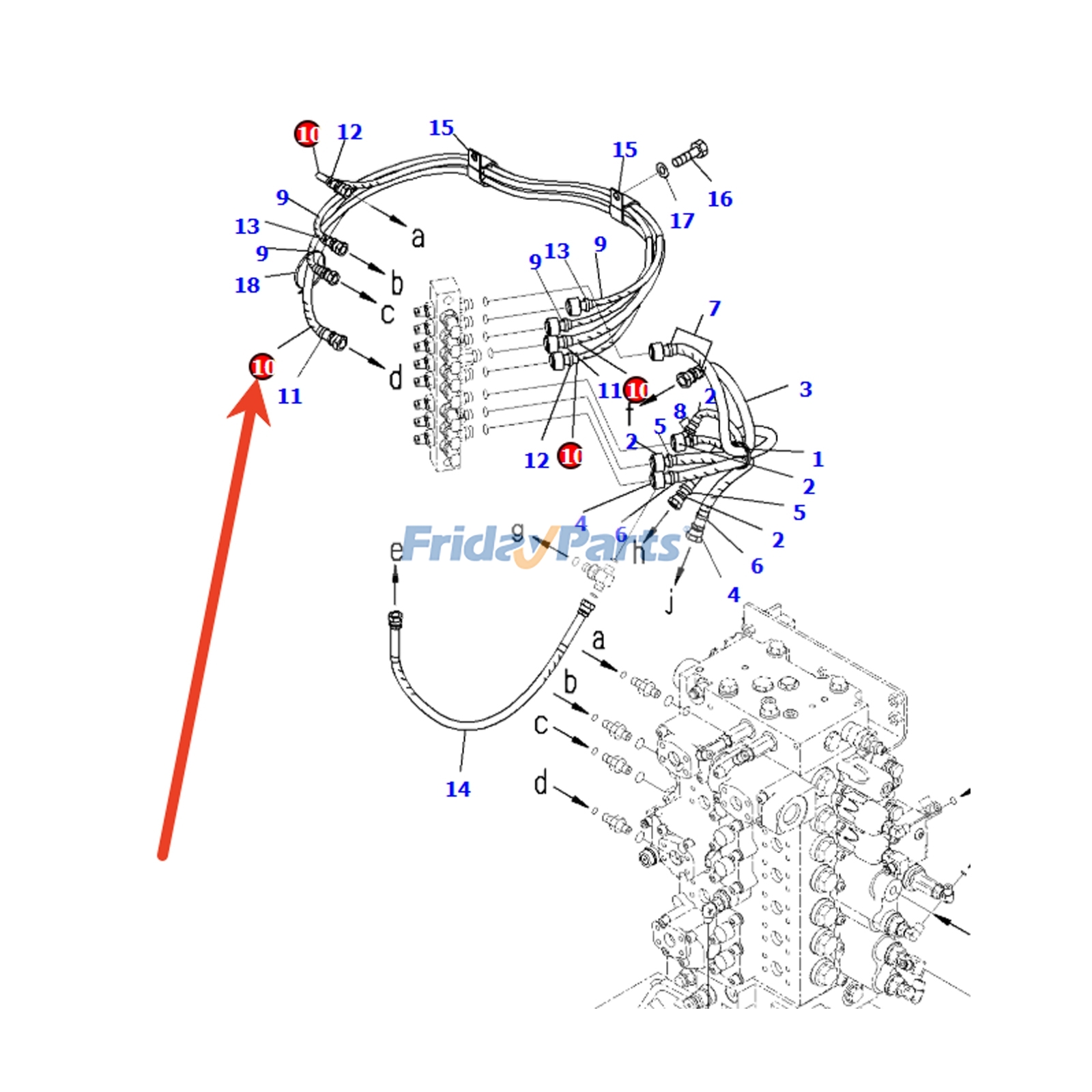 Hose for Excavator