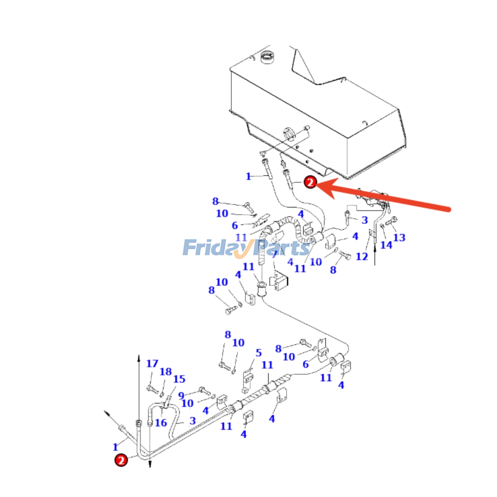 Hose for Dozer,Excavator,Off-Road Truck