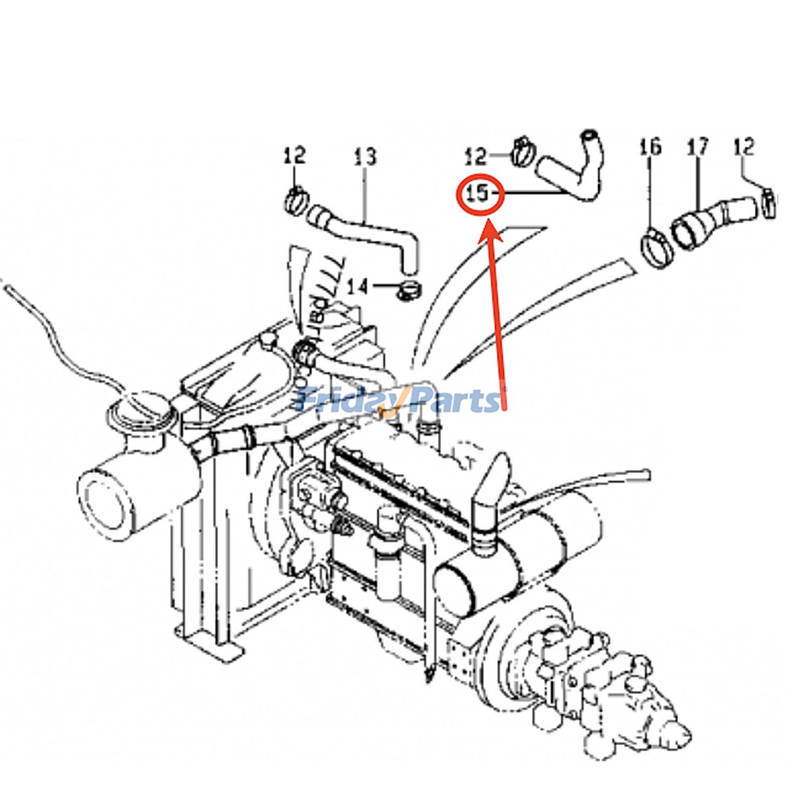 Hose  for Engine,Excavator