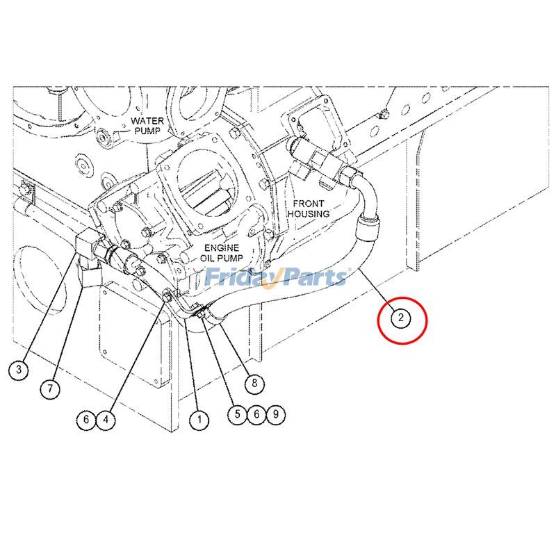 Hoseerpillar CAT for Engine