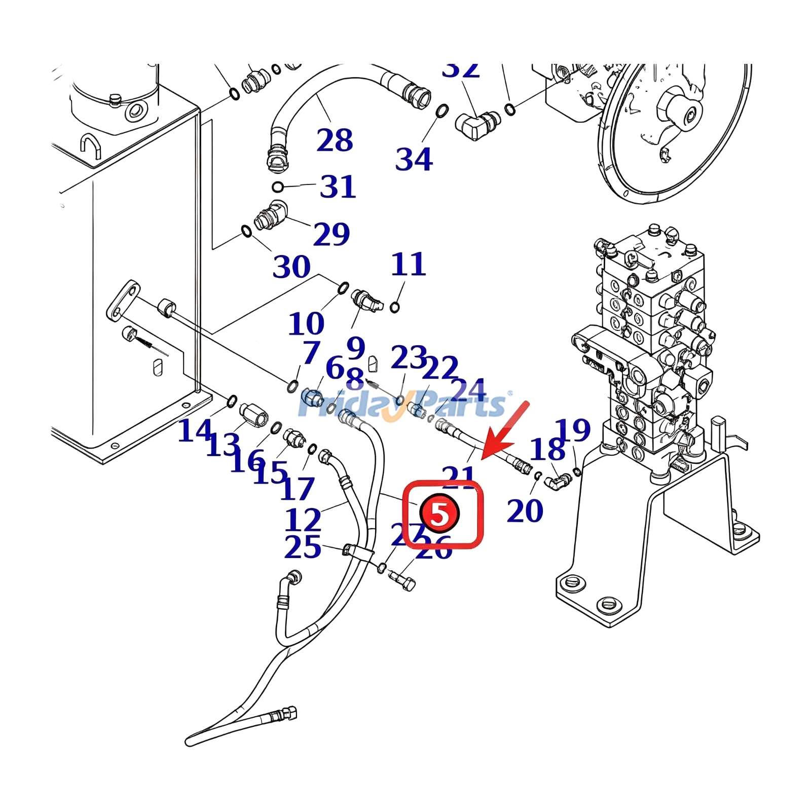 Hose for Excavator