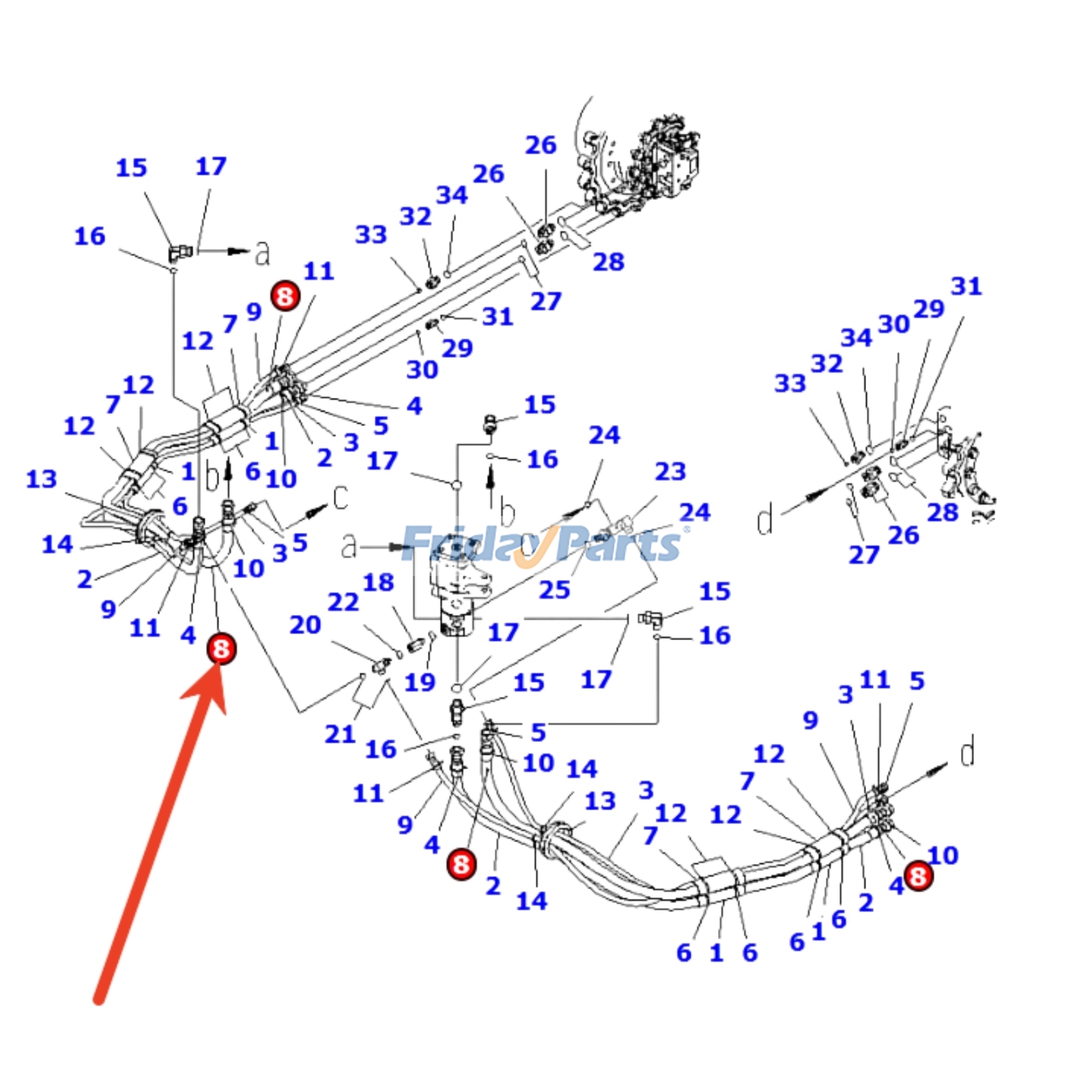 Hose for Excavator