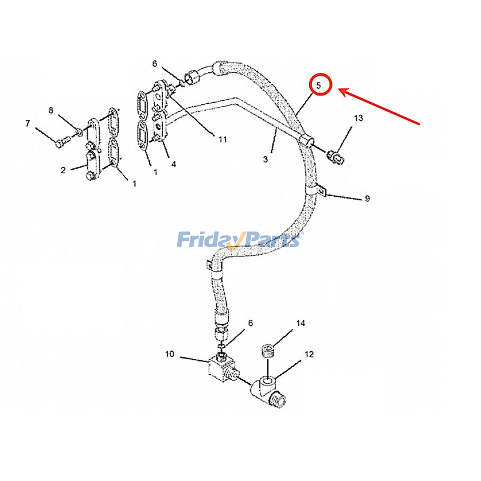 Hose  for Engine,Tractor,Truck