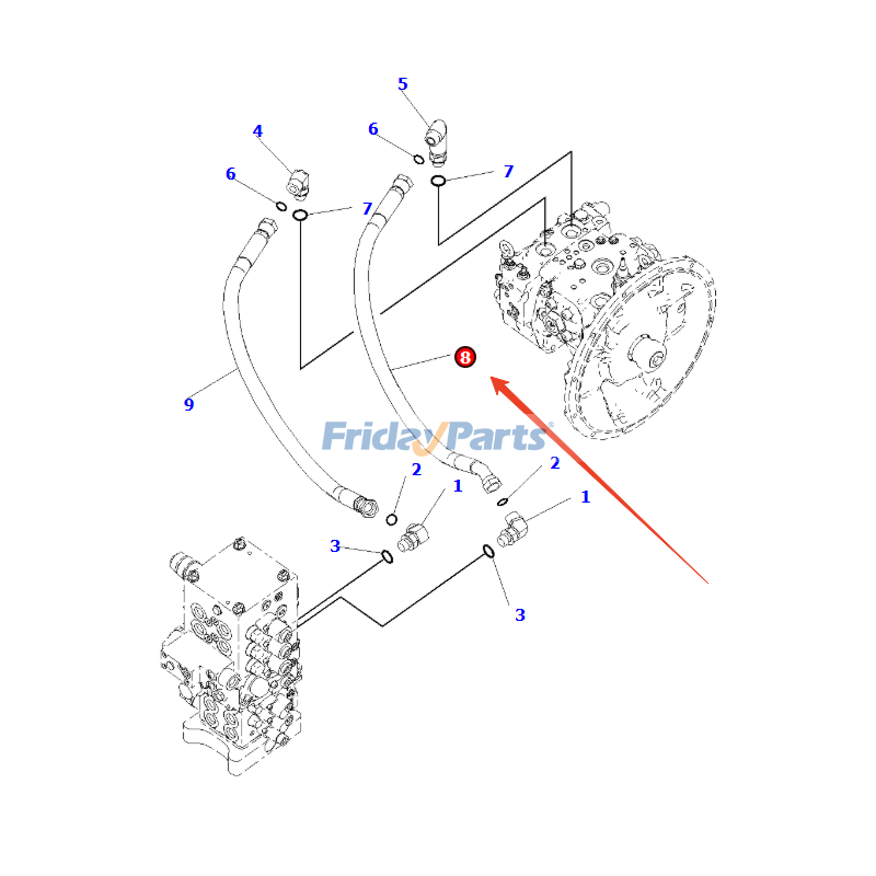 FridayParts Schlauch