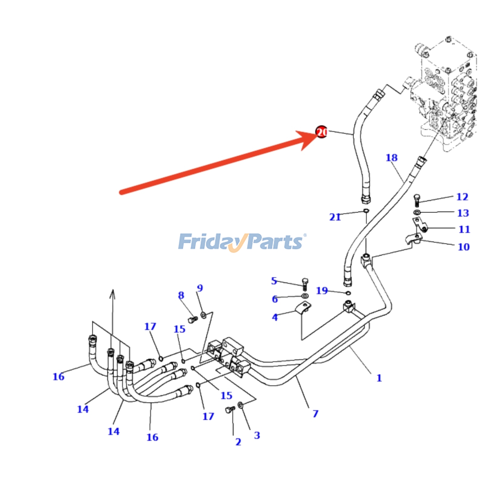 Hose for Excavator