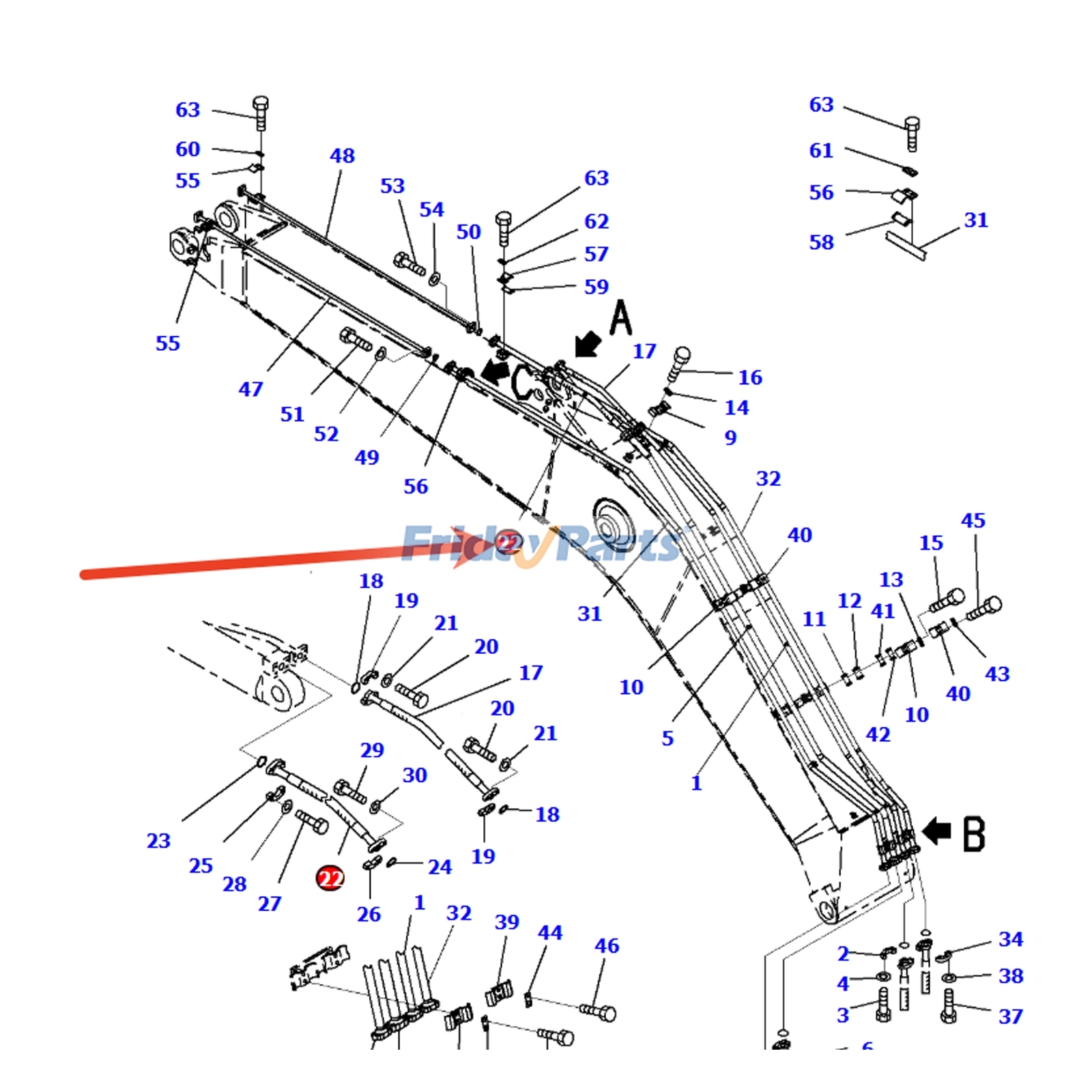 Hose for Excavator