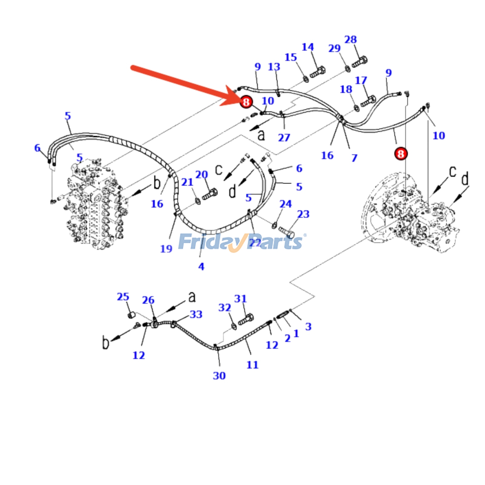 Hose for Excavator