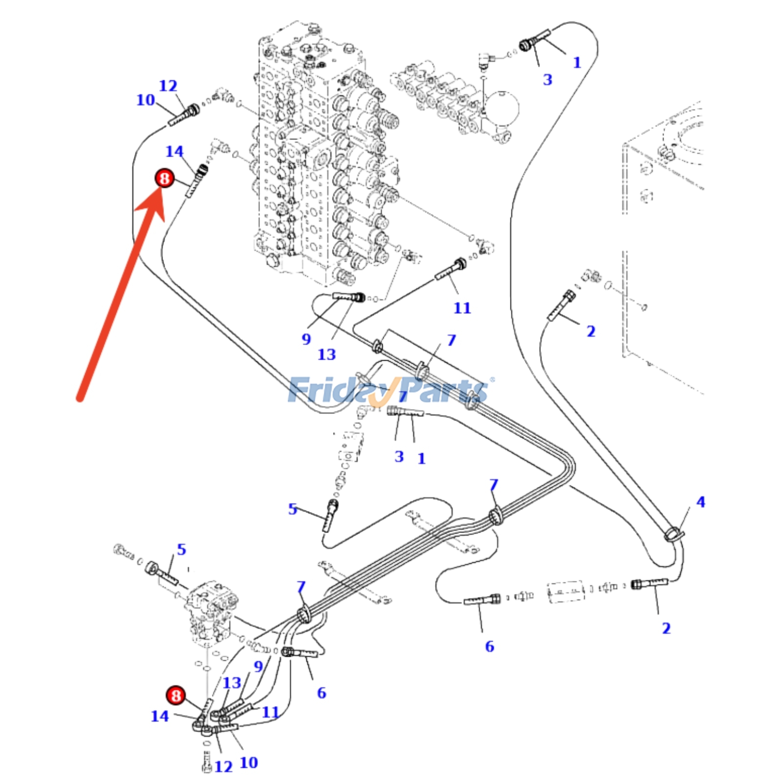 Hose for Excavator