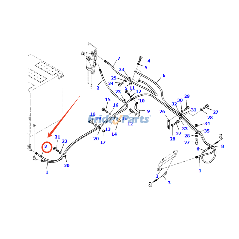 エクスカベーター ホース