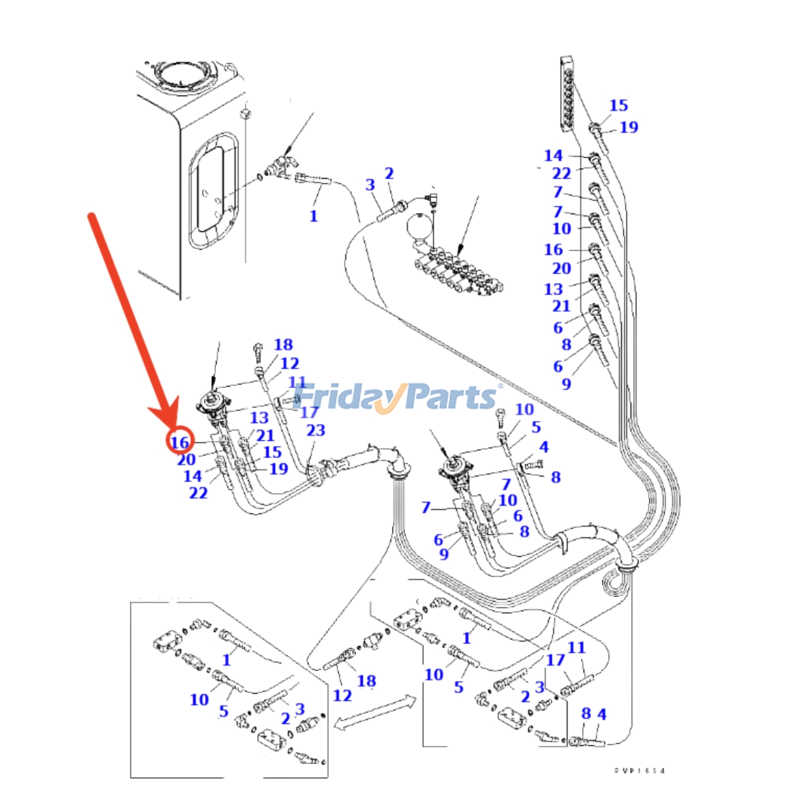 Hose for Excavator,Industrial Equipment
