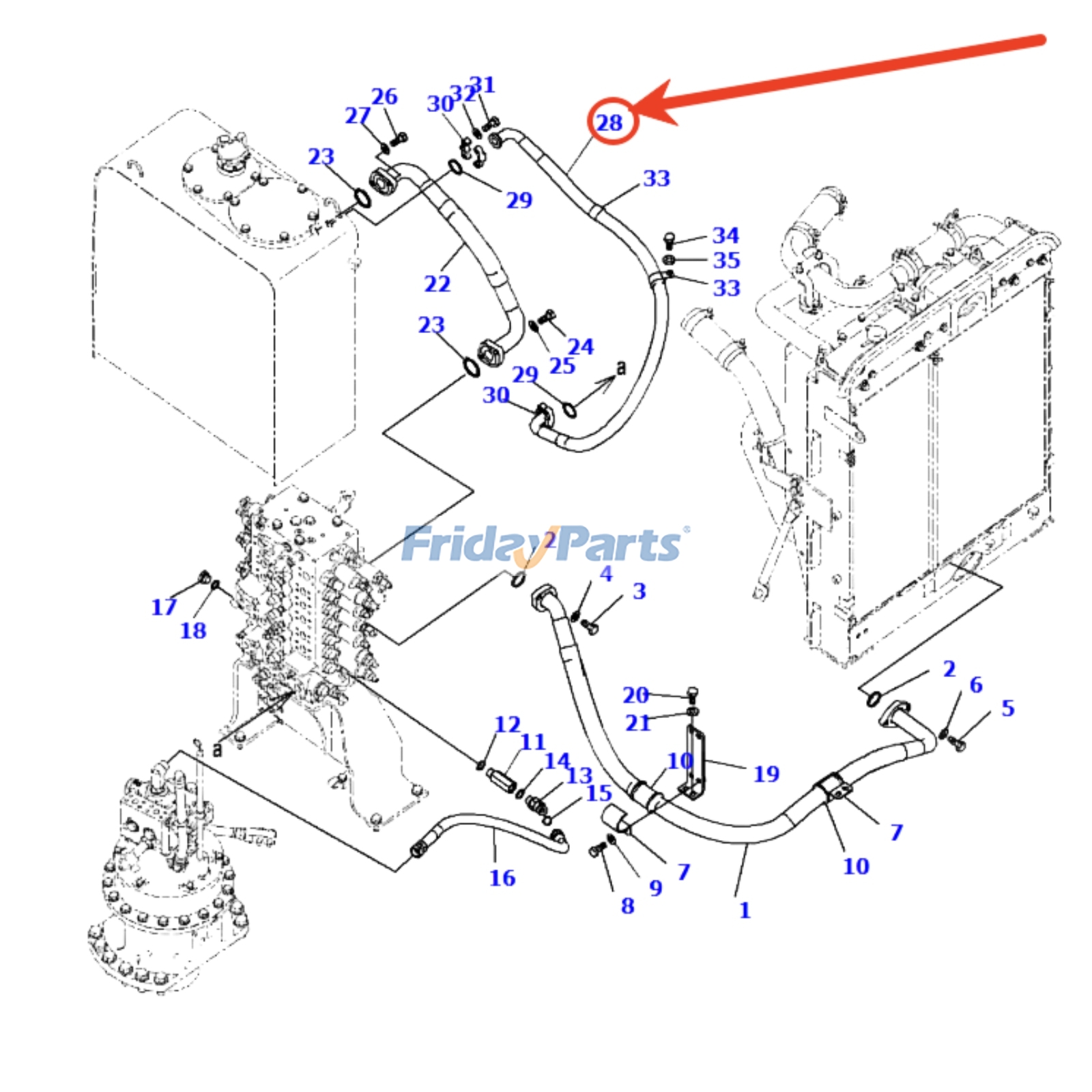 Hose for Excavator