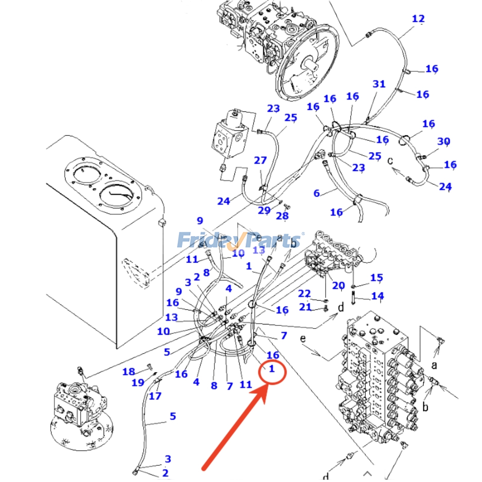 Hose for Excavator