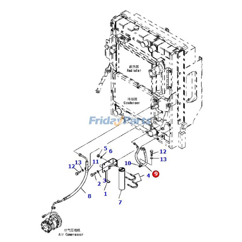 Hose Wheel for Loader