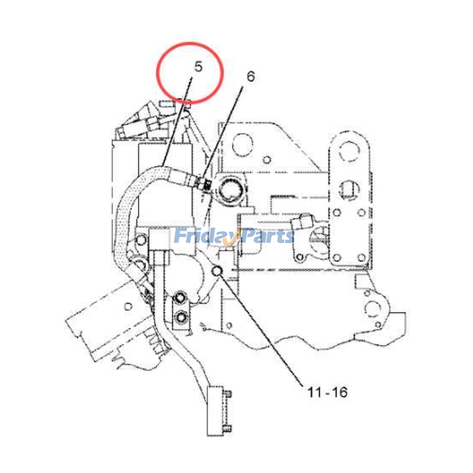 Hose Assembly for Engine,Excavator,Harvester,Tractor