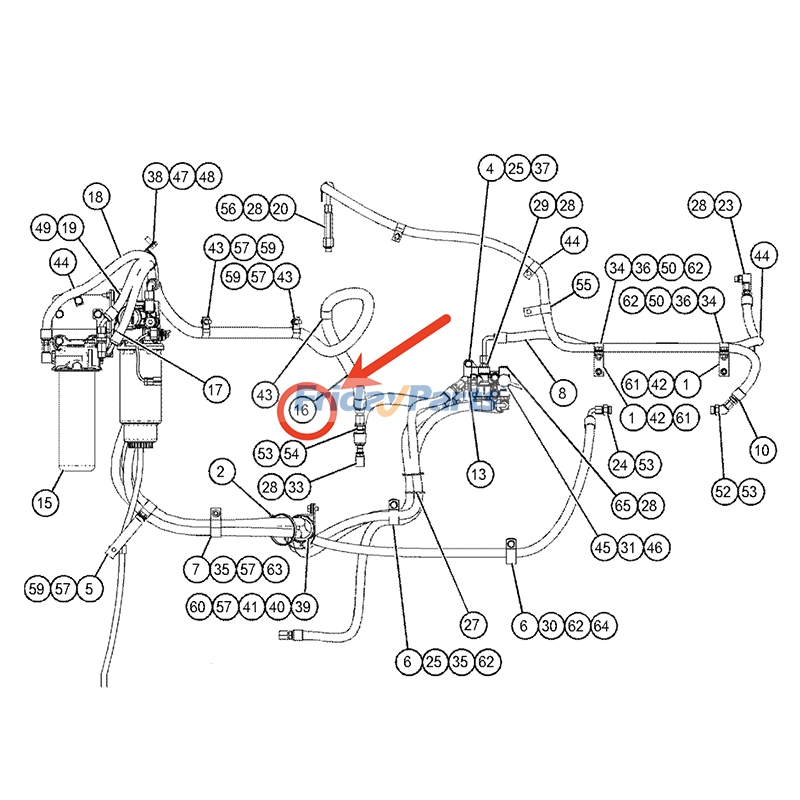 FridayParts Schlauchbaugruppe