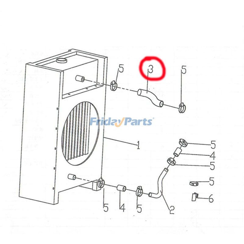  Hose Inlet Pipe for Weichai 
