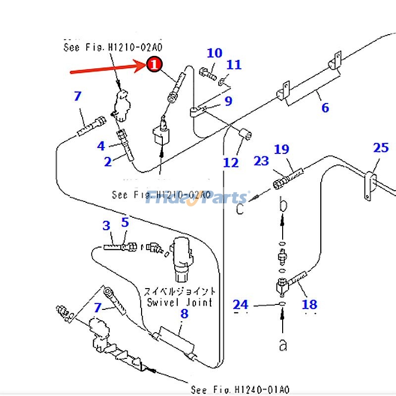 Hose  for Excavator,Off-Road Truck