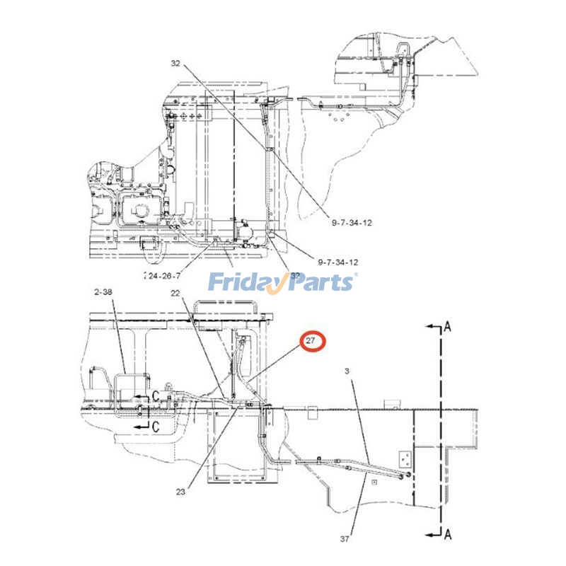 Hose for Dozer,Motor Grader