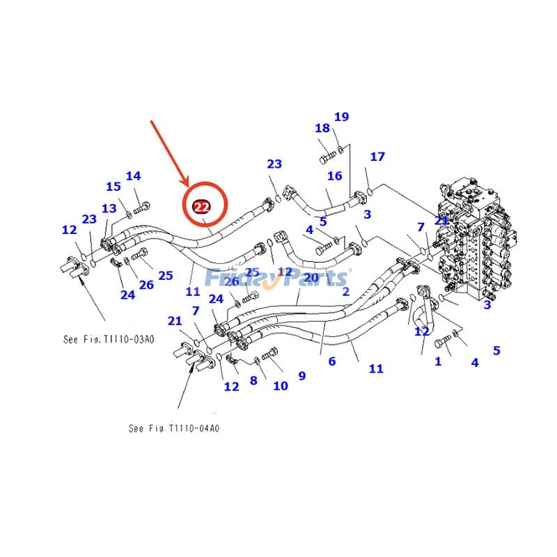 Hose  for Excavator