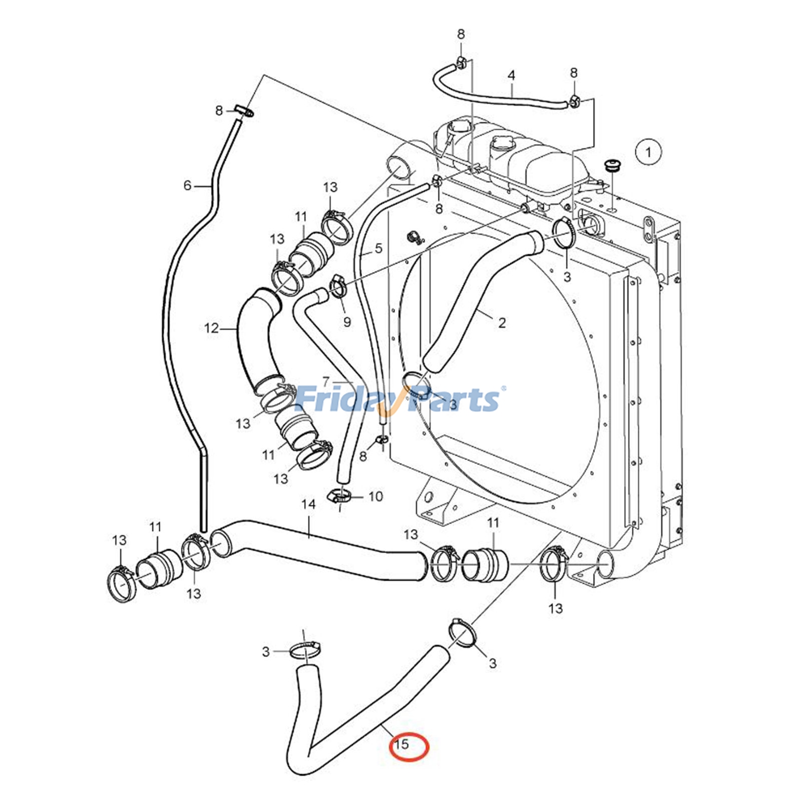 FridayParts Schlauch
