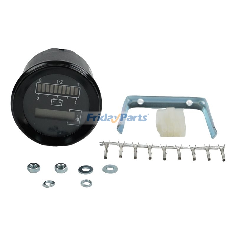 Betriebsstundenzähler und Batterieanzeigefür Hubarbeitsbühnen