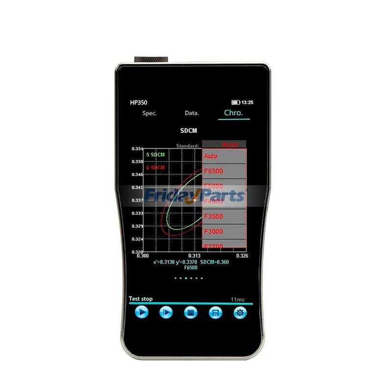 Spectromètre portatif HP350, analyseur de spectre lumineux avec sortie de données, écran 5 poucespourPour AUTRE MARQUE
