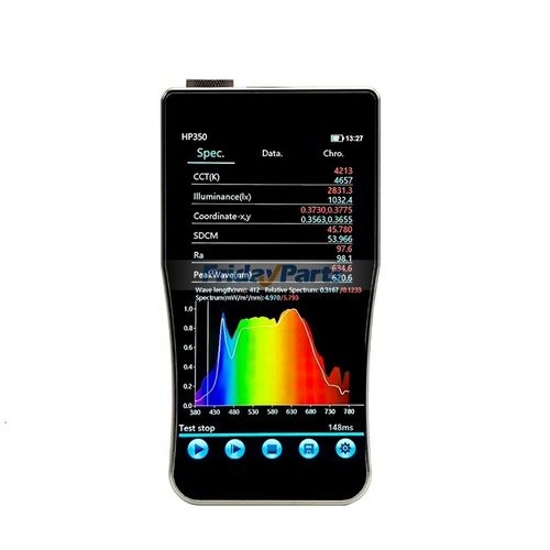 HP350 Spectrometer Handheld Spectral Illuminance Meter Light Spectrum ...