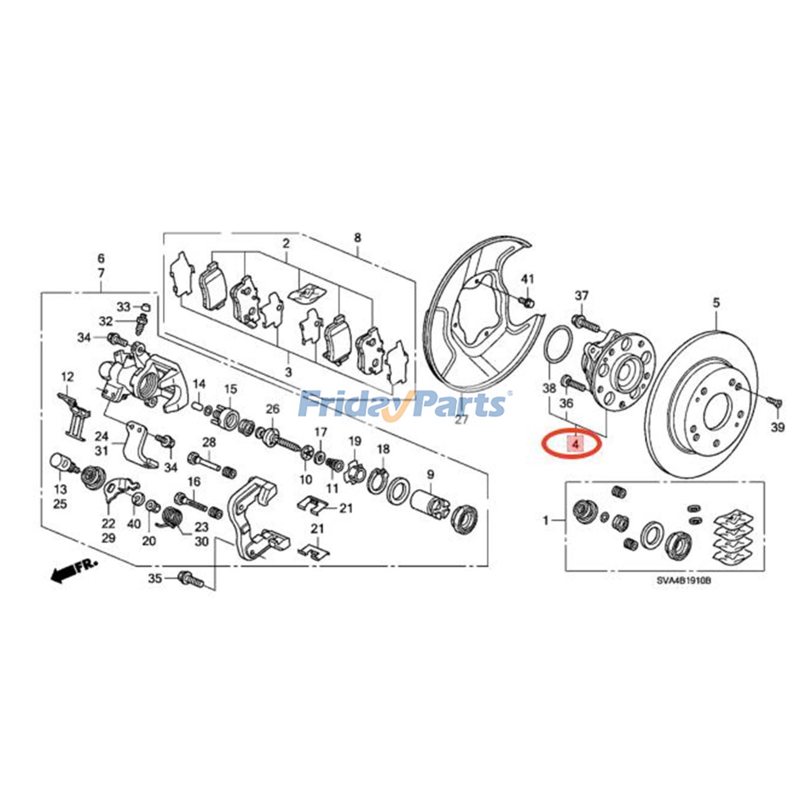 FridayParts Naben- und Lagerbaugruppe