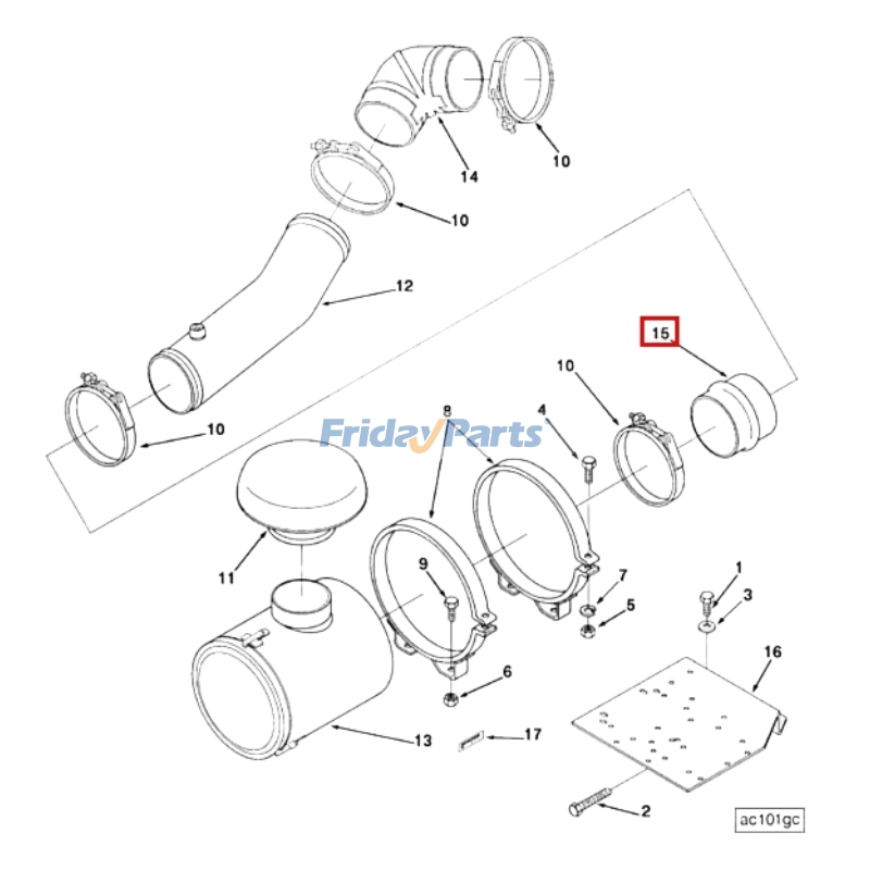 Hump Hose for Engine