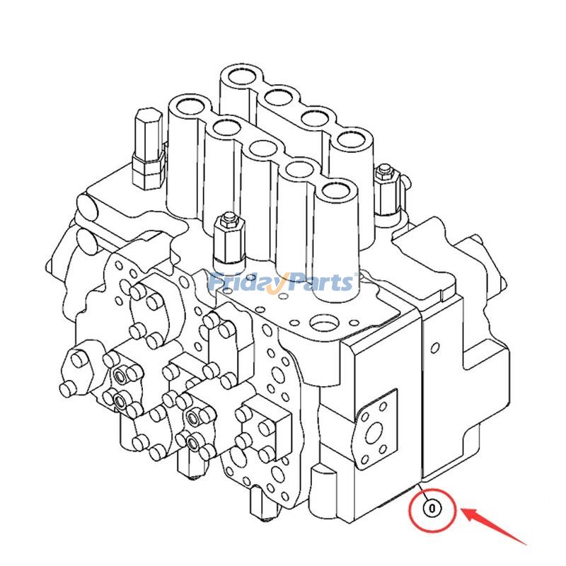 HydraulicActuated Control Valve For JOHN DEERE Excavator
