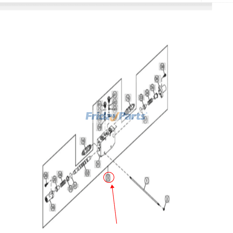 Hydraulic Actuated Control Valve 4707009 for John Deere