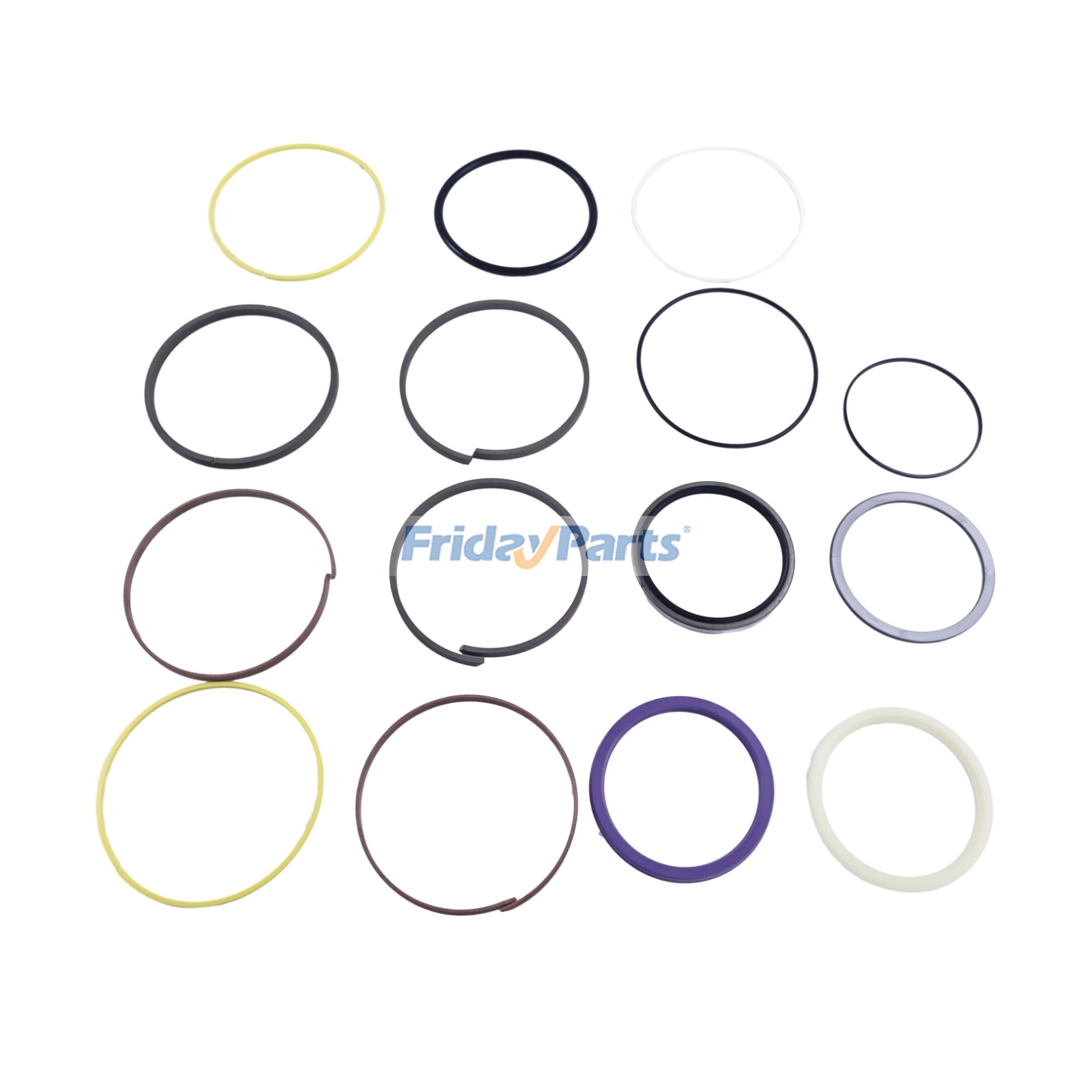 Kit de vedação de cilindro de braço hidráulico AH225135 para John Deere 2154D 225CLC 220DW 200DLC 225DLC 210G para Escavadora 