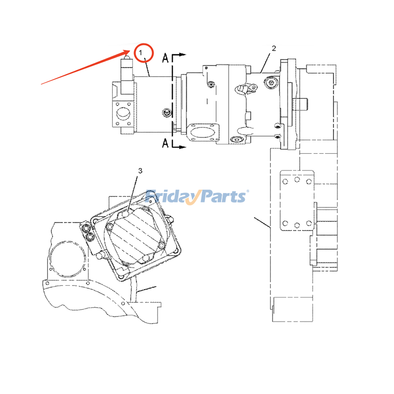 Hydraulic Axial Piston Pump for Dozer,Engine,Loader