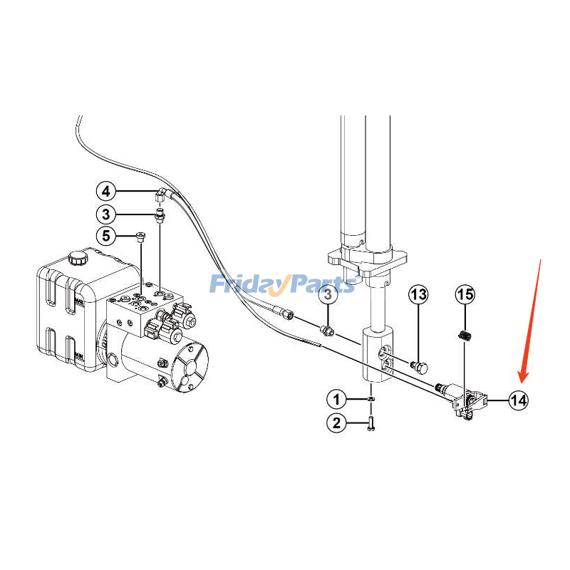 Válvula de retención hidráulica 4120001130 para plataforma elevadora de tijera LGMG AS3246 AS3246D AS3246E AS1012E AS0812E SS0407E. Calidad superior con 3 años de garantía. Para OTRA MARCA