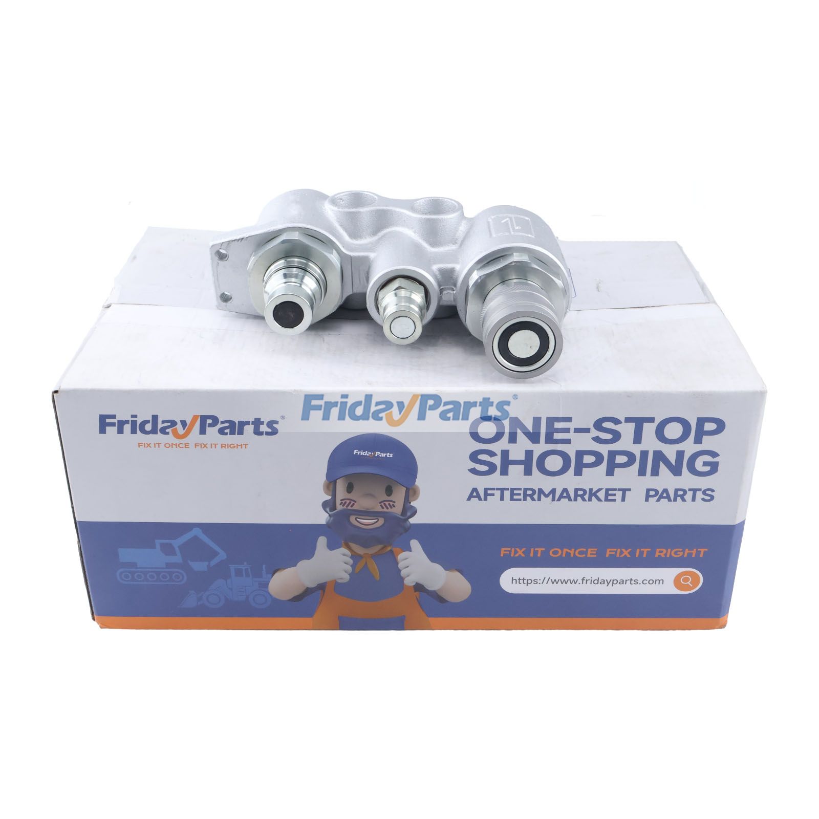 ファスター 4BD4FH 油圧マニホールド クイックコネクト フラットフェイス サターンブロック ボブキャット