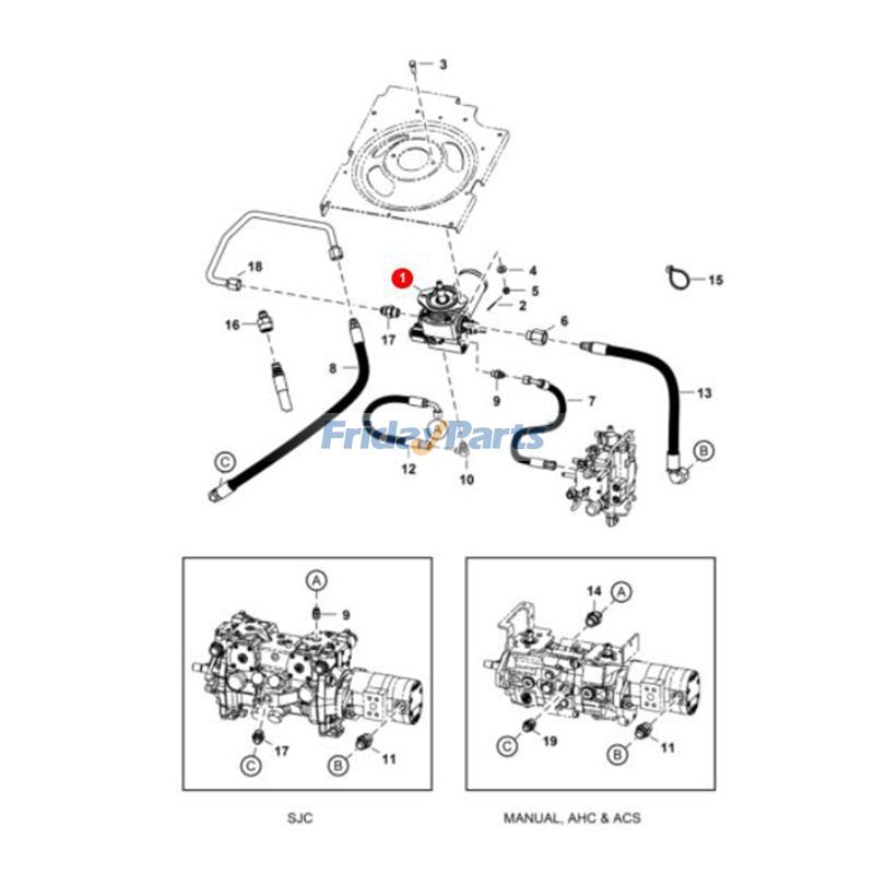 Hydraulic Cooling Fan Motor in Stock in China