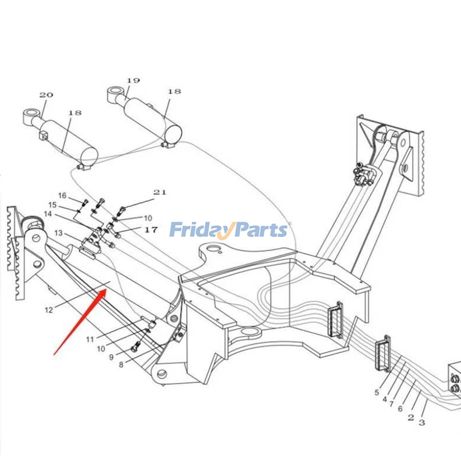 Hydraulic Cylinder  for Loader