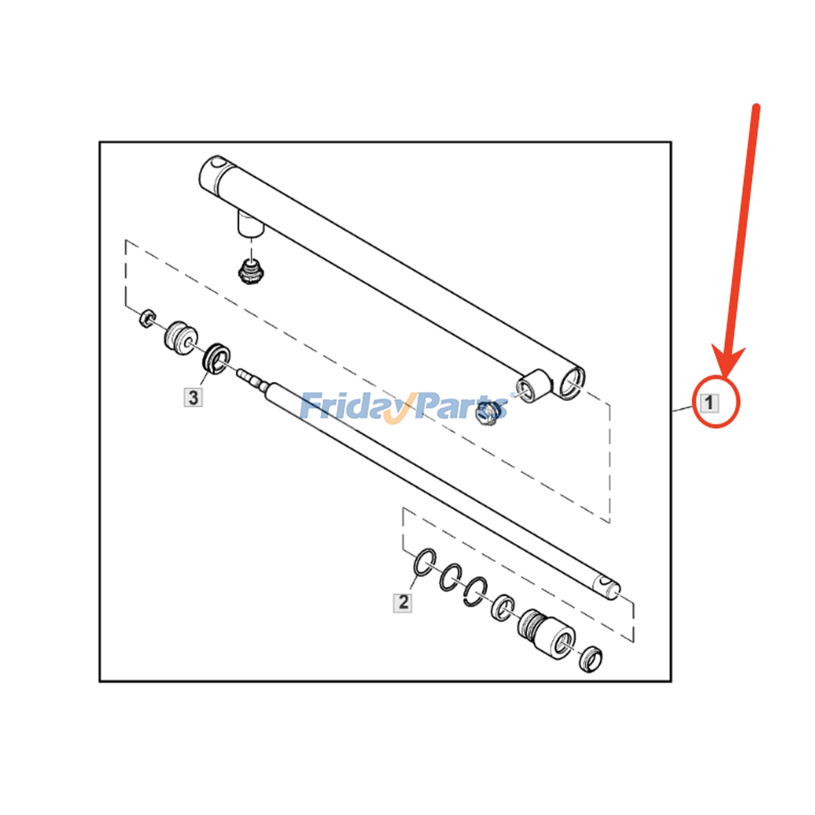Hydraulic Cylinder for Harvester