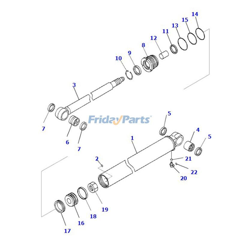 FridayParts Zylinderbaugruppe