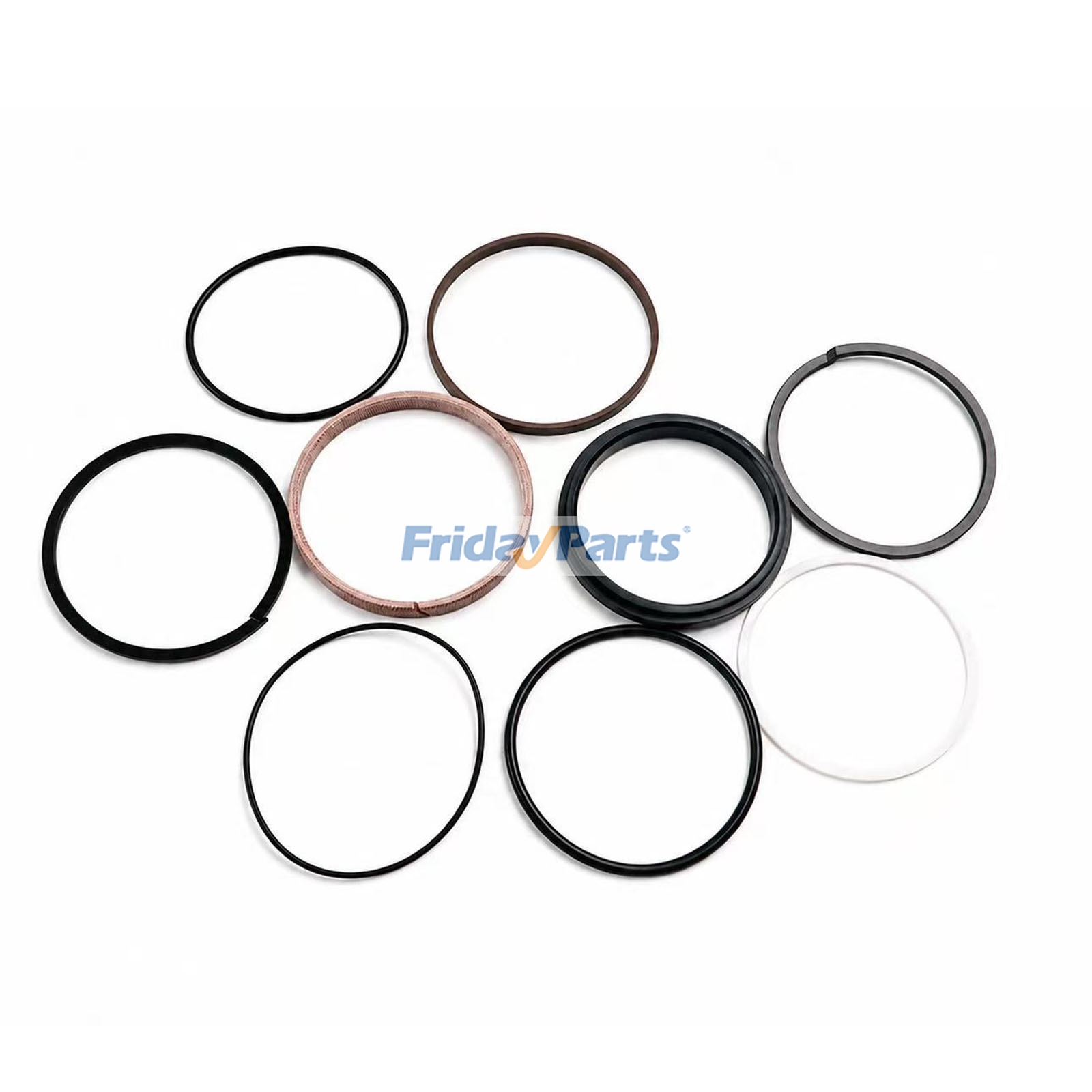 Hydraulic Cylinder Bore Seal Kit AHC16970 for John Deere Engine 4045 Loader 310K 310SK 310SJ 310L 315SK 325J 325K 410K 710K 710G