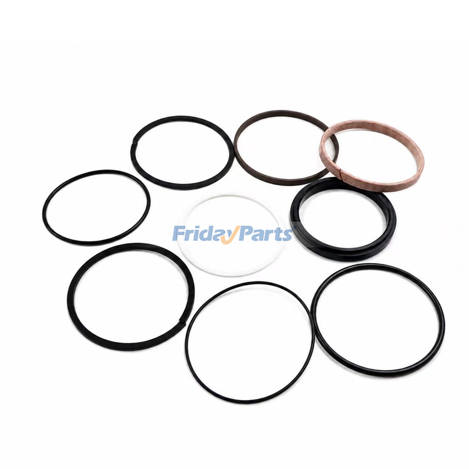Hydraulic Cylinder Bore Seal Kit compatible with Engine,Harvester,Loader,Mower,Other Agricultural Equipment