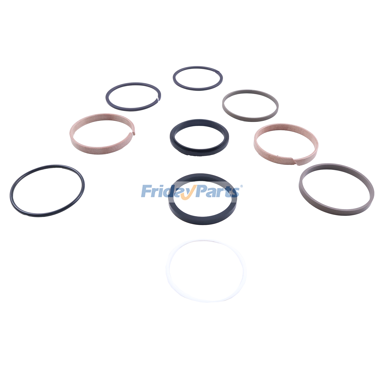 Hydraulic Cylinder Bore Seal Kit compatible with Engine,Harvester,Loader,Tractor