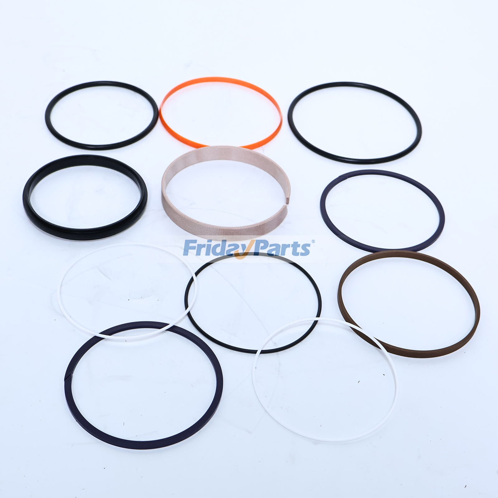 Hydraulic Cylinder Bore Seal Kit AHC20489 for John Deere Engine 4045 6068 6135 Tractor 9360R 9420R 9460RT 9510RT 9520RX Loader 310K 310P 605K 710K 710P