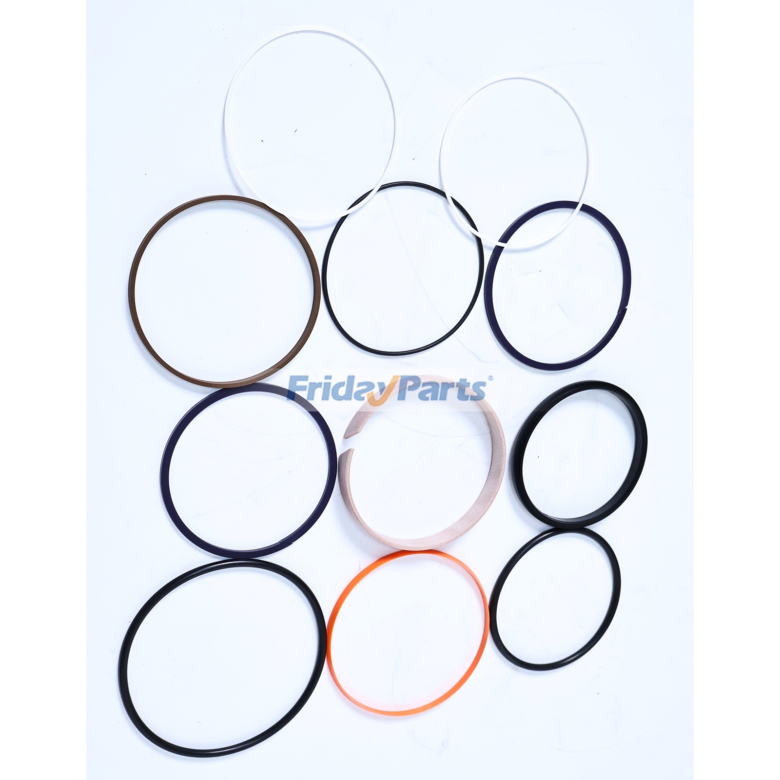 Hydraulic Cylinder Bore Seal Kit compatible with Dozer,Engine,Harvester,Loader,Tractor